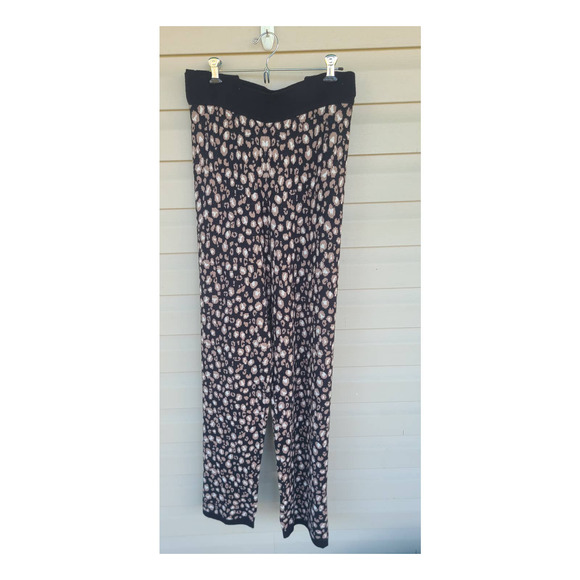 NWT LOGO Lori Goldstein Leopard Print Wide Leg‎ Pants Size 5X / 5XL - Picture 1 of 6